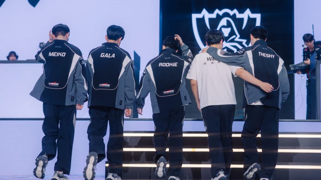 IG was eliminated from the LoL Worlds 2024 by T1 (Image via  Colin Young-Wolff | Riot Games)