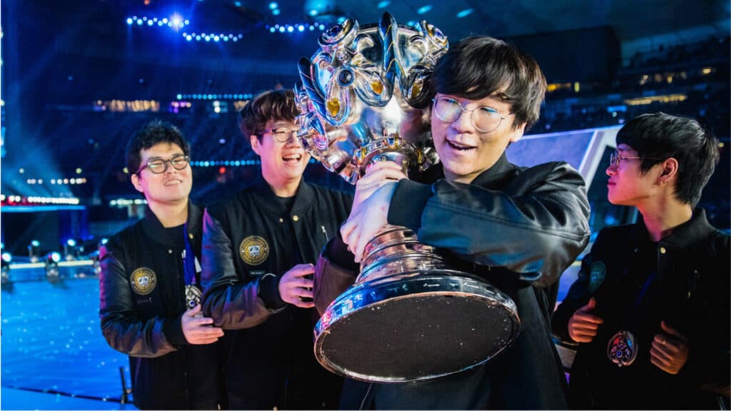 Ruler was 19 years old when he won his first LoL Worlds tournament (Image via Riot Games)