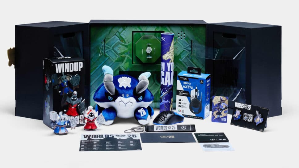 Everything you can get from the LoL Worlds 2025 box cover image