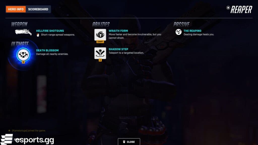 Reaper (Screenshot via esports.gg)