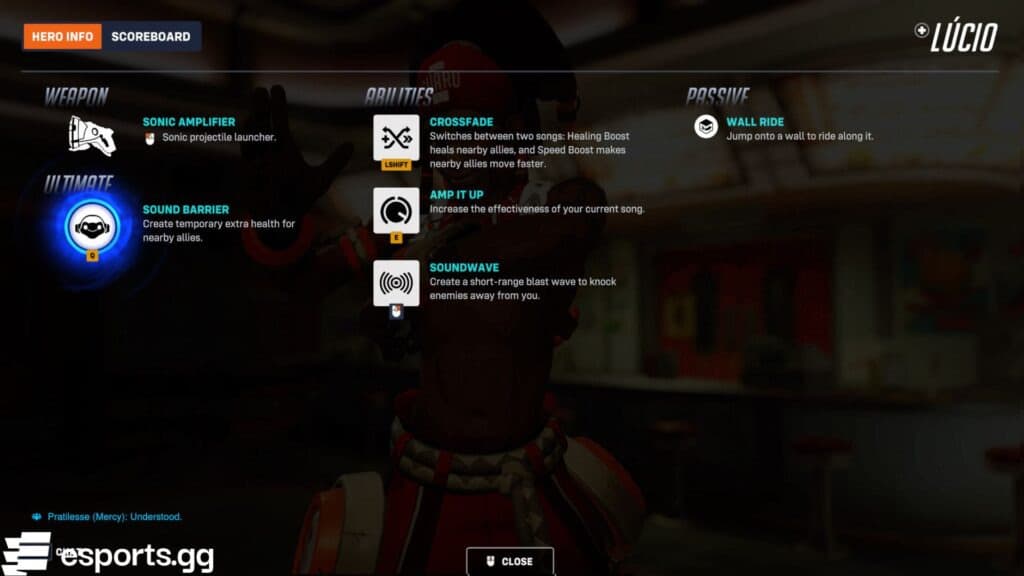 Lucio (Screenshot via esports.gg)