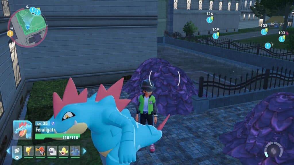 Purple slime blocking an entrance in a Wild Zone. Screenshot by esports.gg