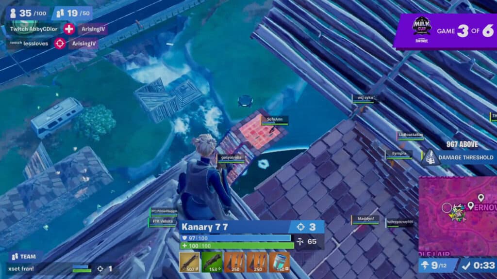 Kanary and Fraanticc and during The Milk Cup 2025 Series 2 (Image via Gonna Need Milk)