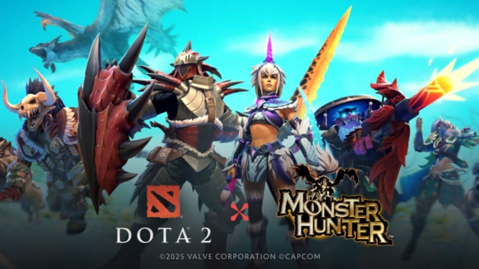 A Dota 2 and Monster Hunter crossover was not on our 2025 bingo card cover image