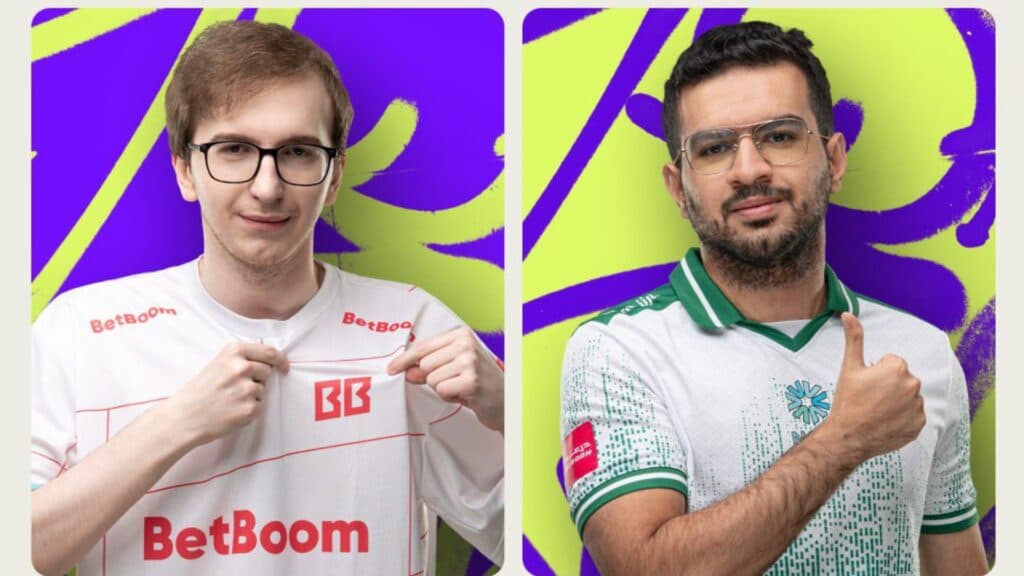 Save and Ammar in the grand finals at FISSURE PLAYGROUND 2 (Image via FISSURE)