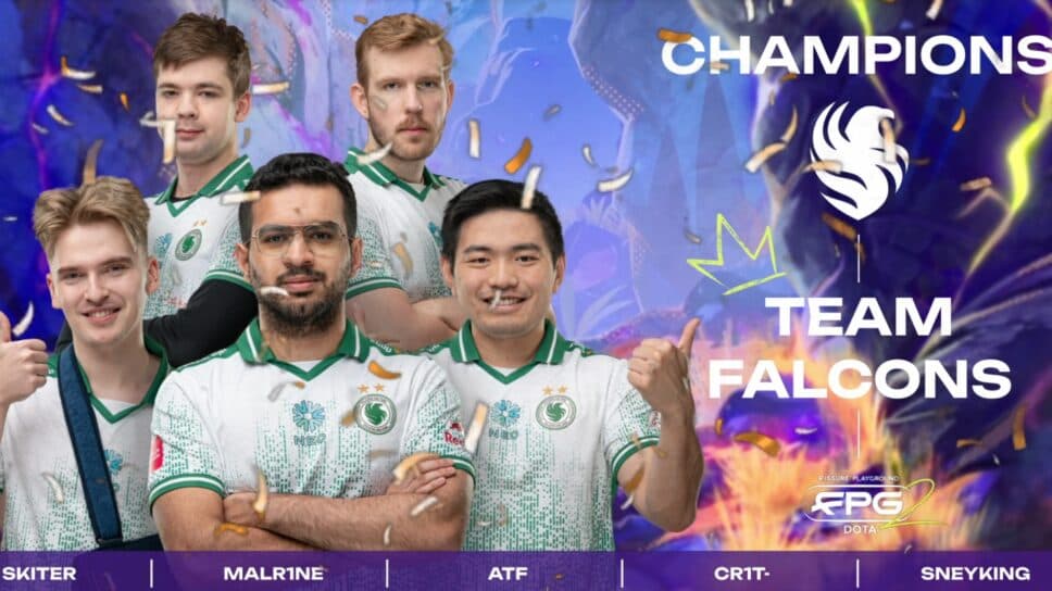 Team Falcons flying high: TI 2025 champions claim victory at FISSURE PLAYGROUND 2 cover image