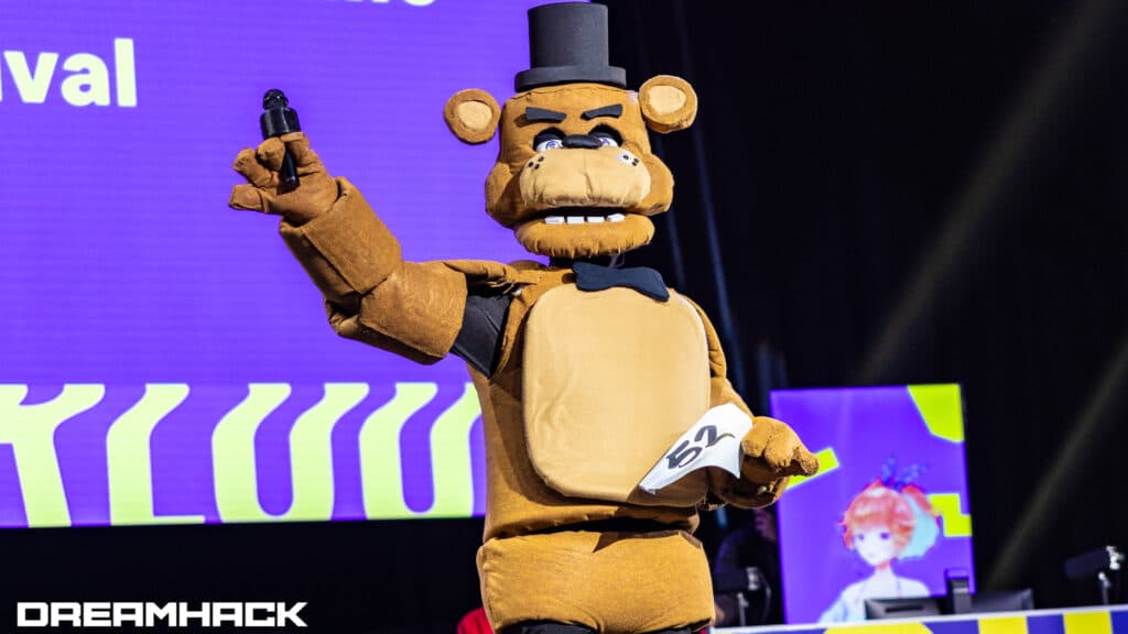 Freddy Fazbear from Five Nights at Freddy's (Photo by Sophie Barrowclough/DreamHack Atlanta)