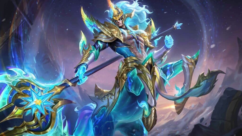 New Mythic Skin for Hylos. (Screenshot via abyssal_mlbb on X)
