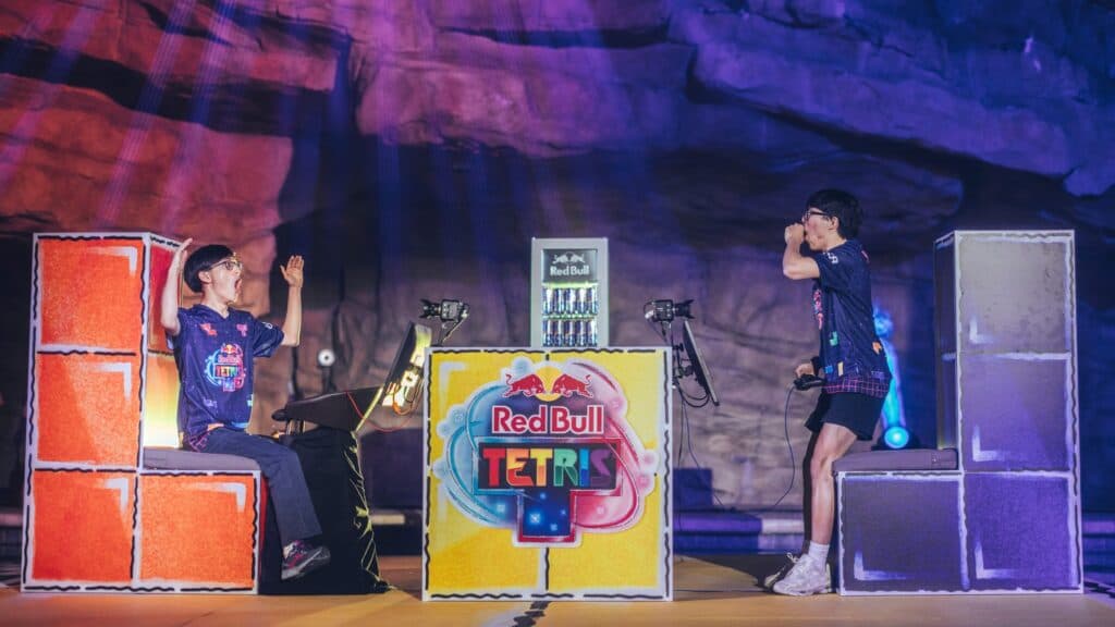 Coldless versus Sodium at the Red Bull Tetris National Final (Image via Daniel Zuliani | Red Bull Content Pool)