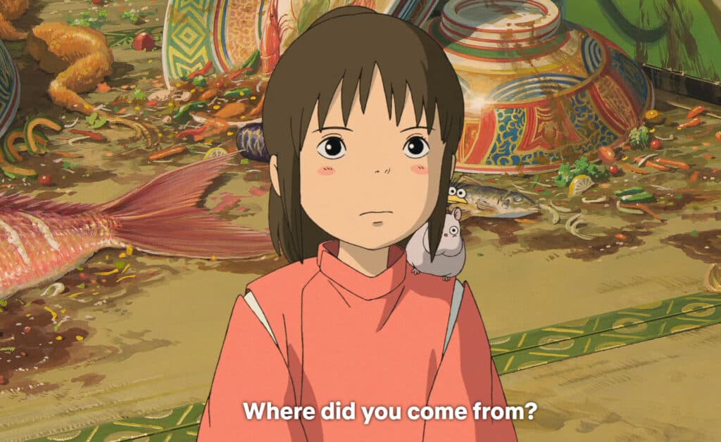 Where did you come from? (Image via Spirited Away)