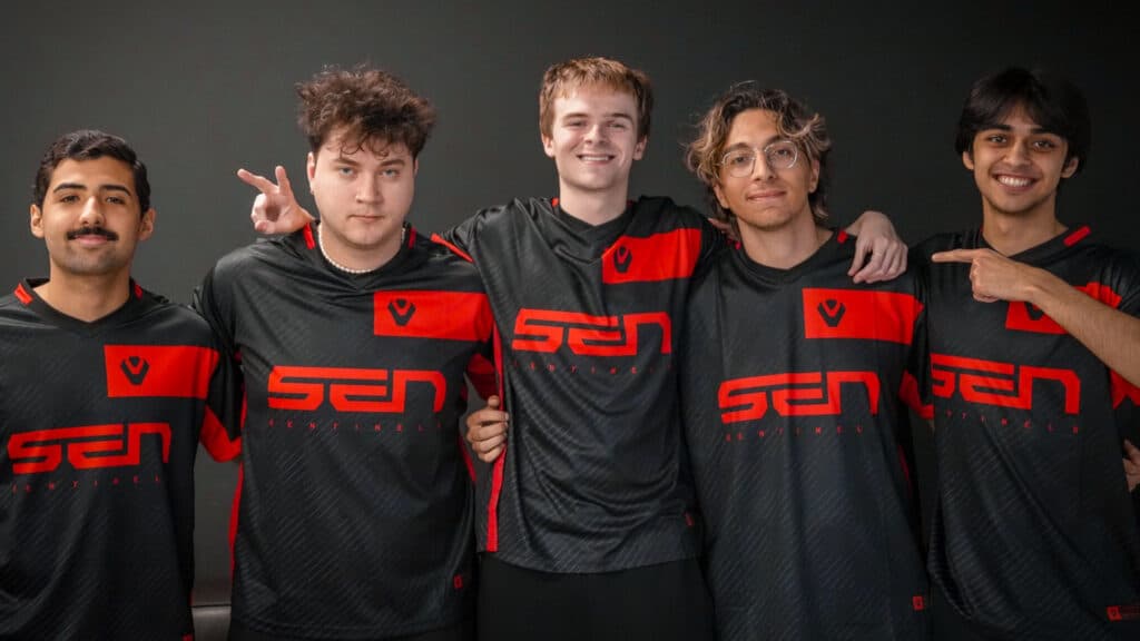 From left to right, cortezia, kyu, N4RRATE, johnqt, and reduxx (Image via Sentinels)