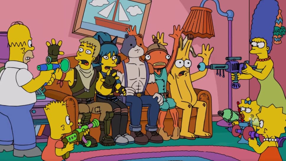The Simpsons’ latest episode features a poetic Fortnite couch gag cover image