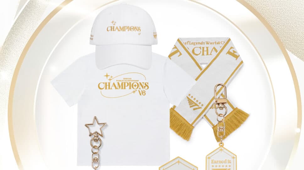 Pre-orders opening soon for T1’s Worlds 2025 champion collection cover image