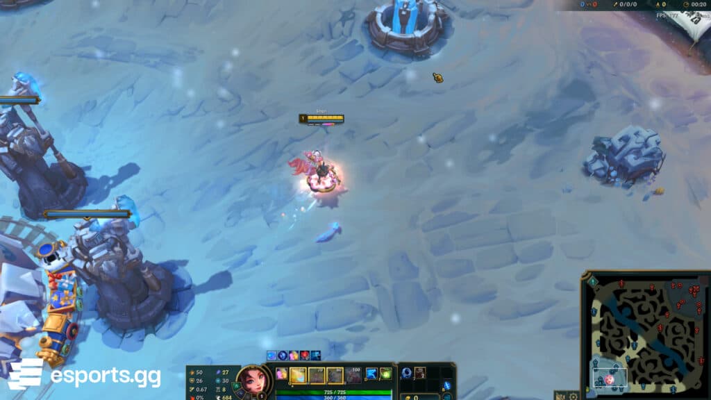 Homestart trail in game (Screenshot from esports.gg)