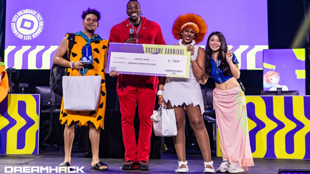 The Flintstones won the Cutest Couple category (Photo by Sophie Barrowclough/DreamHack Atlanta)