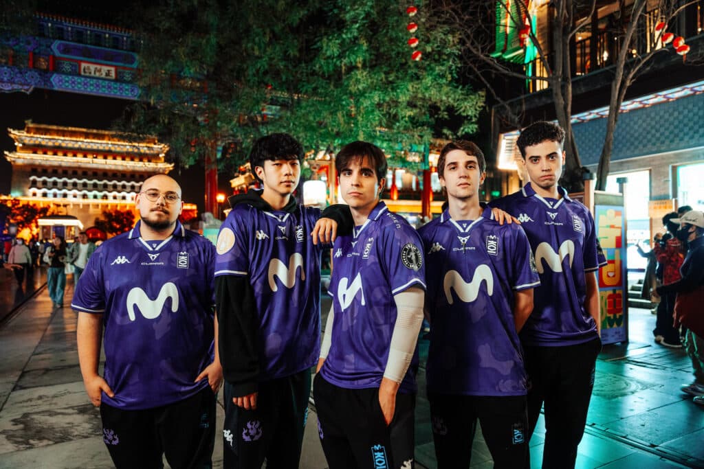 Movistar KOI in Worlds 2025. (Photo by Aiksoon Lee/Riot Games)