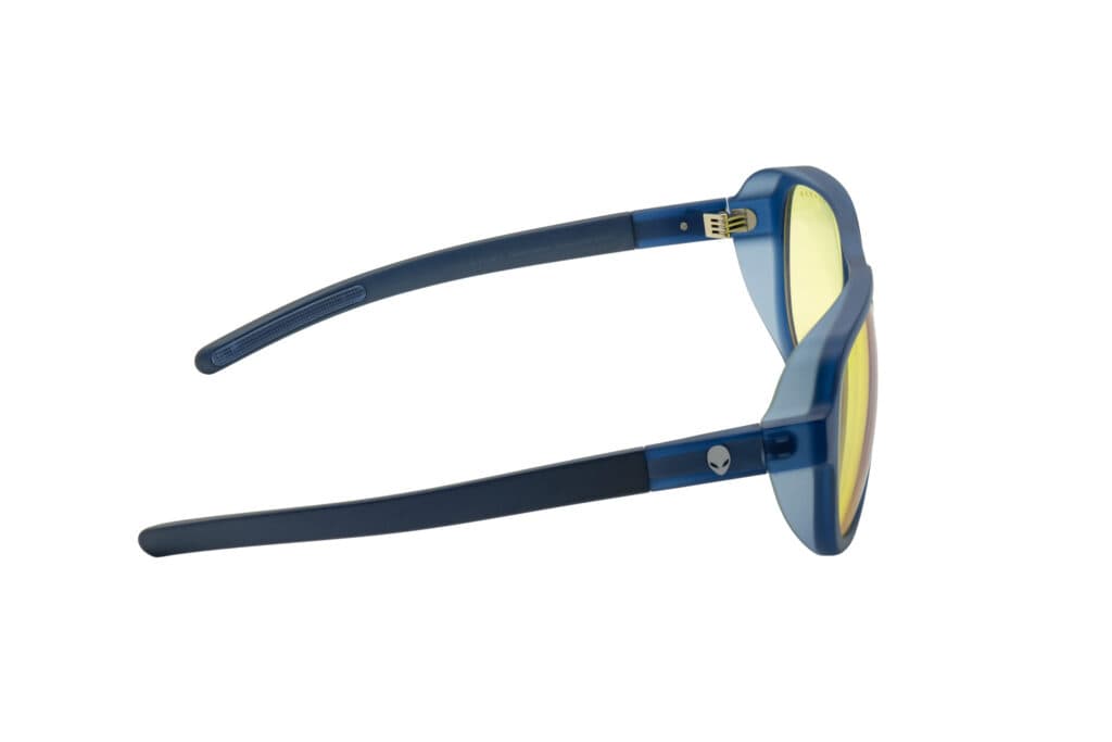 Roswell Computer Glasses with Blue Light Reduction, Amber Lenses - Conspiracy Blue  (Image via GUNNAR Optiks)