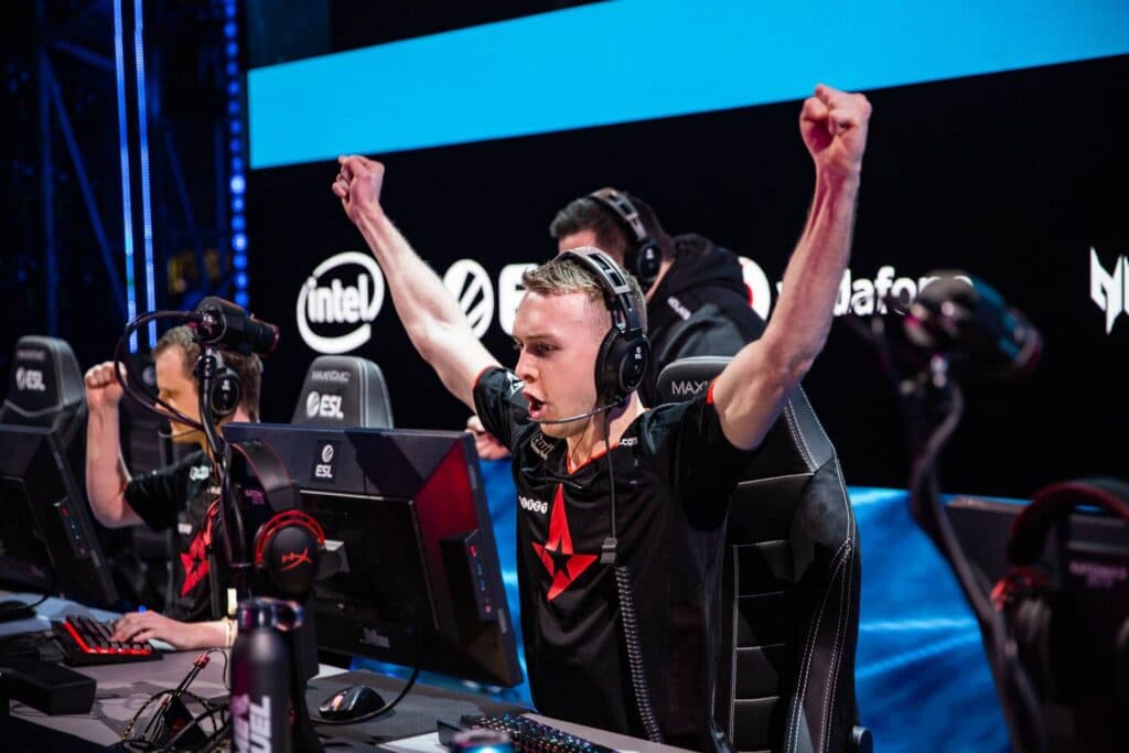 With Astralis at IEM Katowice 2019 (Image via ESL | Adela Sznajder)