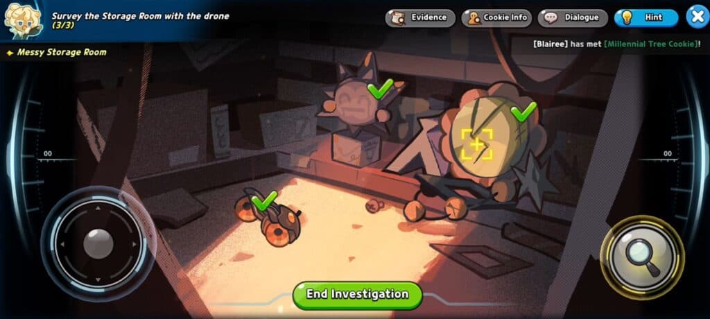 Investigate the three items (Screenshot via esports.gg)