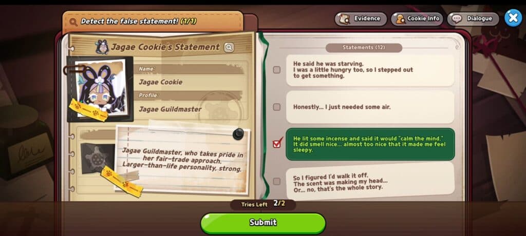 An incense that makes you feel sleepy? (Screenshot via esports.gg)