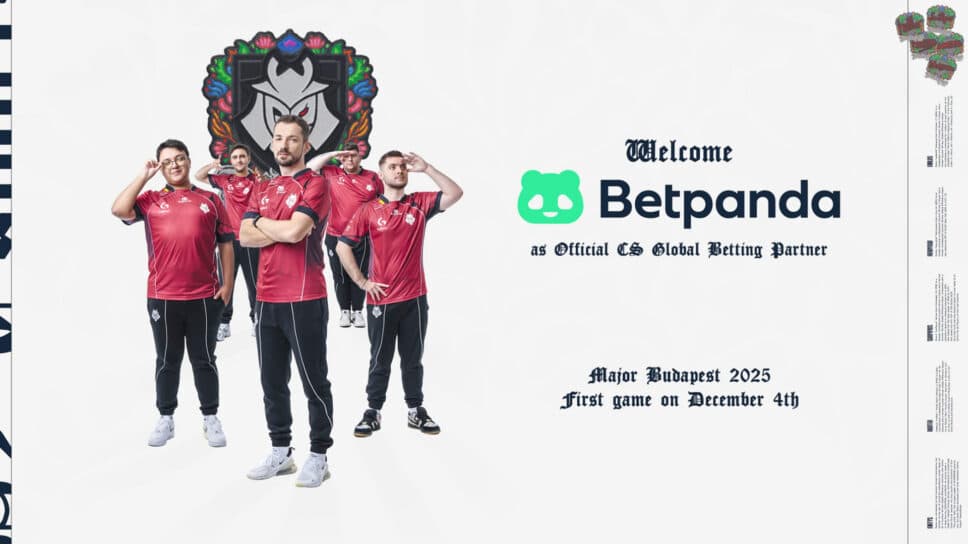 G2 partners with Betpanda as official CS betting sponsor for 2026 cover image