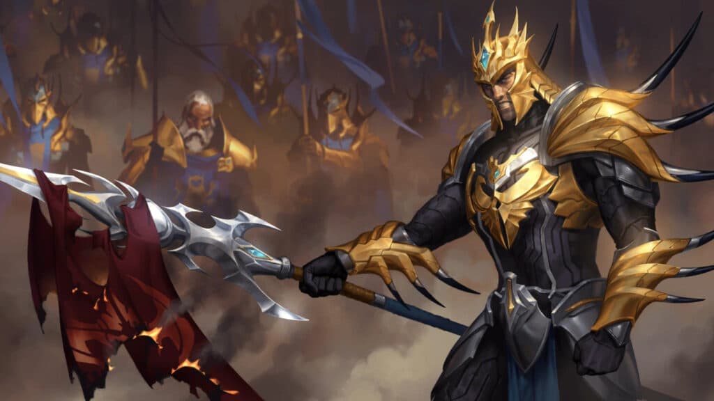 Jarvan IV in Legends of Runeterra (Image by Riot Games)