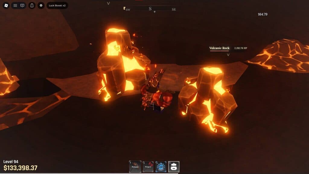 Mining in the Volcanic Depths (Screenshot via esports.gg)