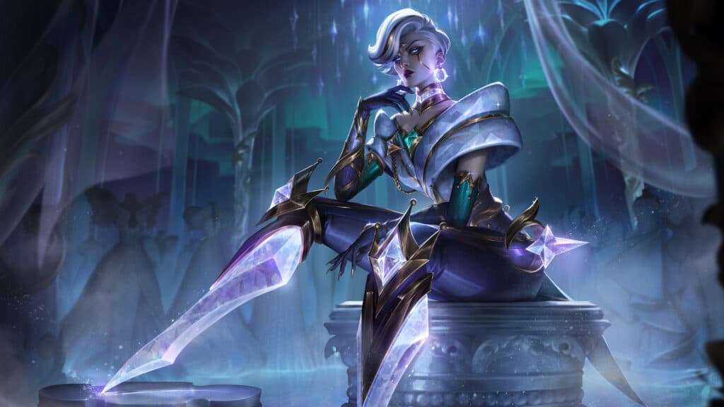 Prestige Winterblessed Camille (Image via Riot Games)
