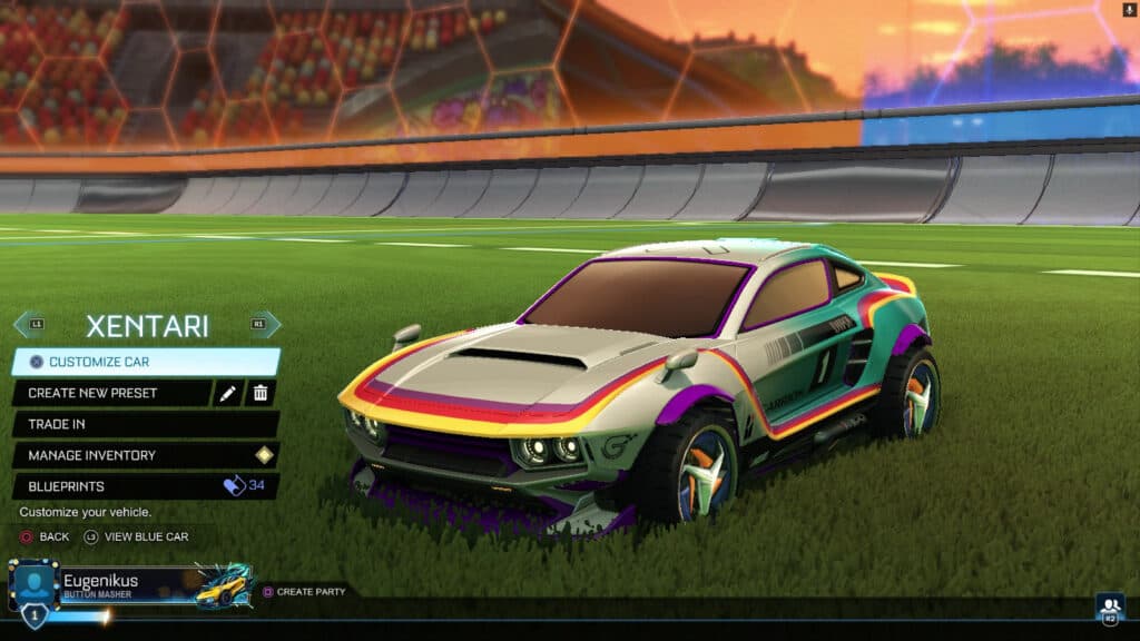 Rocket League Xentari (Image via esports.gg)