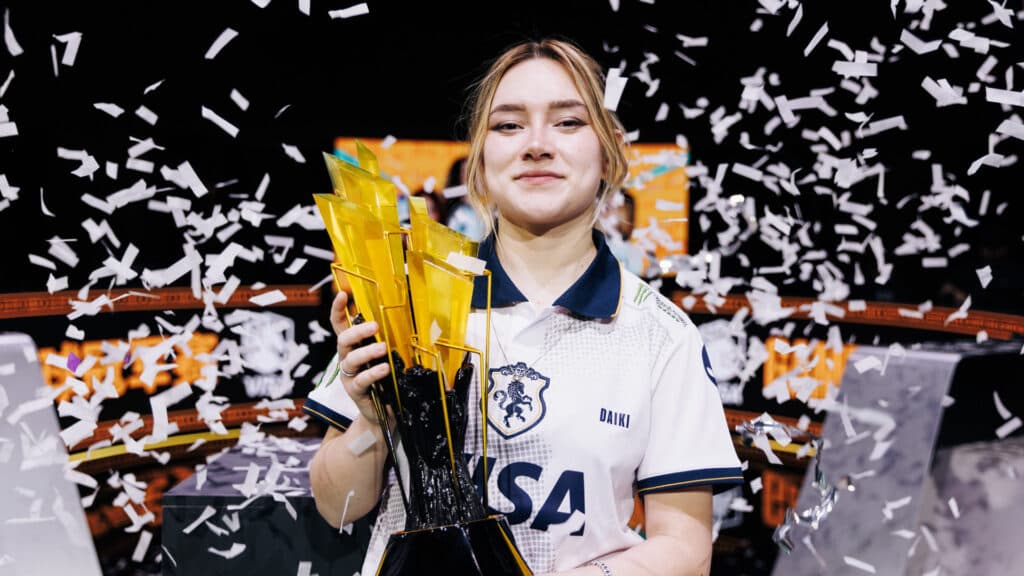 After four years playing professionally, daiki finally got a GC Championship title (Image via Christina Oh | Riot Games)