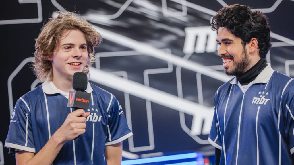 Verno and aspas in the VCT Americas 2025 (Image by Tina Jo/Riot Games)