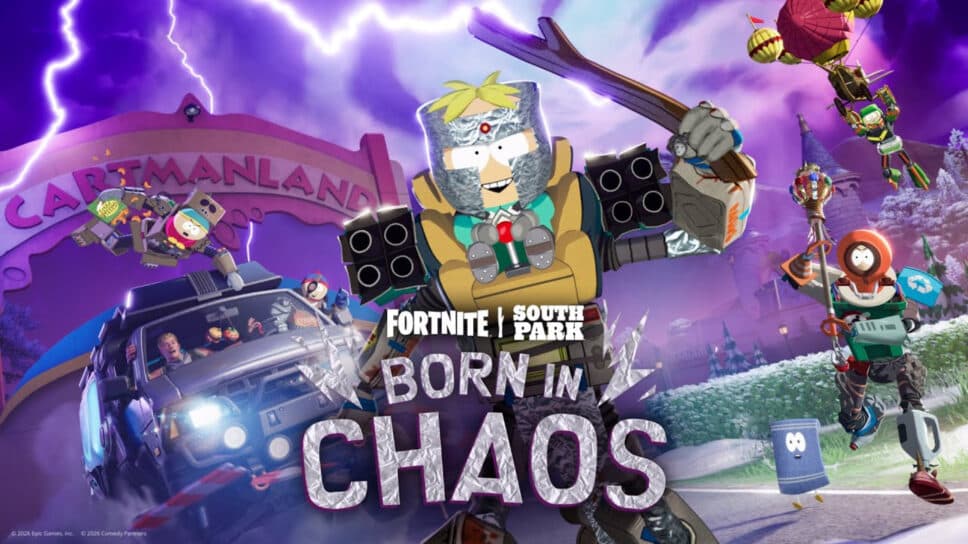 All confirmed South Park Fortnite skins included in the collab cover image