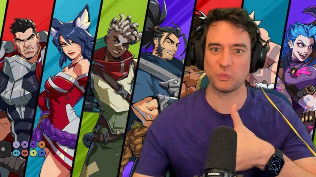 A 2XKO stream setup (Image via Diaphone on X)