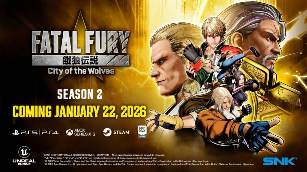 Season 2 starts on Jan. 22 (Image via SNK Corporation)