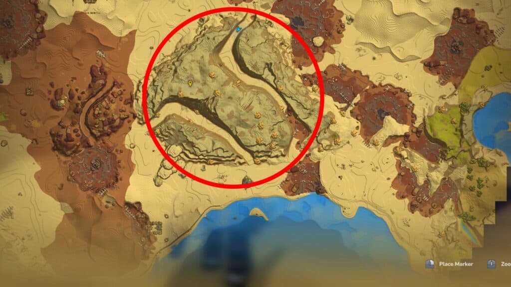 Look for light green hills like these (Screenshot via esports.gg)