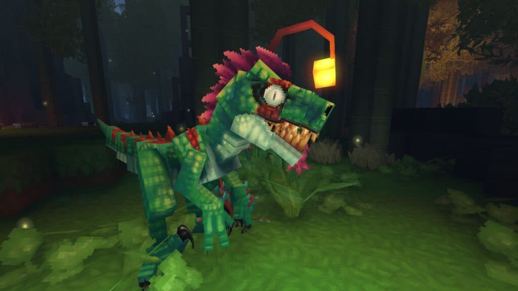 Dinosaurs now spawn in the underground jungle biome (Screenshot via esports.gg)