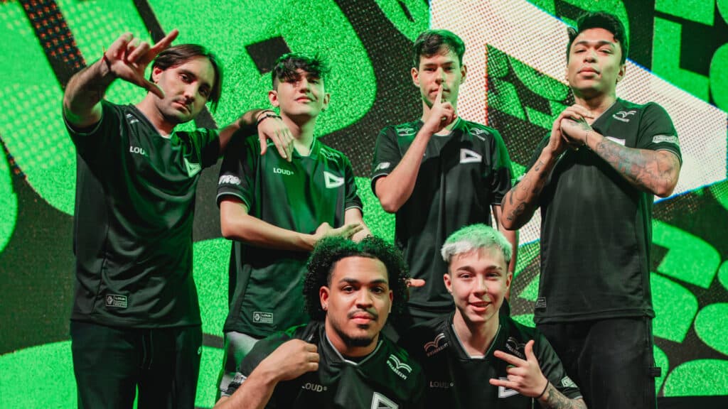 LOUD lost against 100T by 1-2 (Image by Shannon Cottrell/Riot Games)