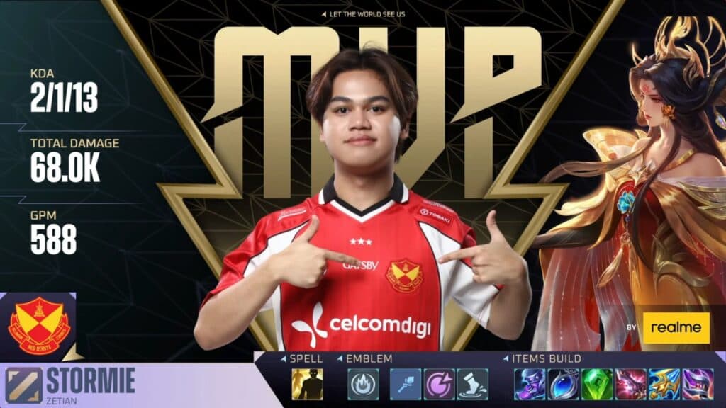 Stormie on the Zetian made sure SRG has enough space to make miracles. (Image via Moonton Games)