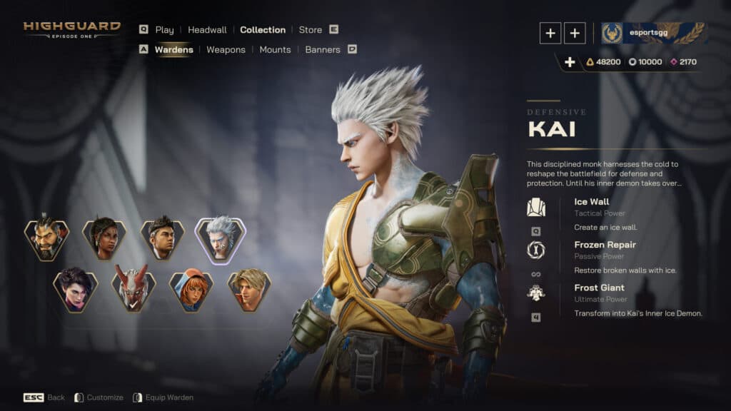 Kai (Screenshot via esports.gg)