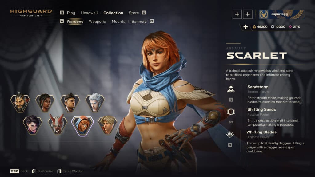Scarlet (Screenshot via esports.gg)