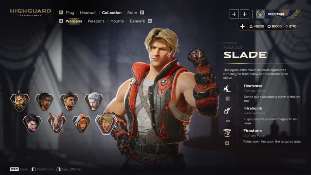 Slade (Screenshot via esports.gg)