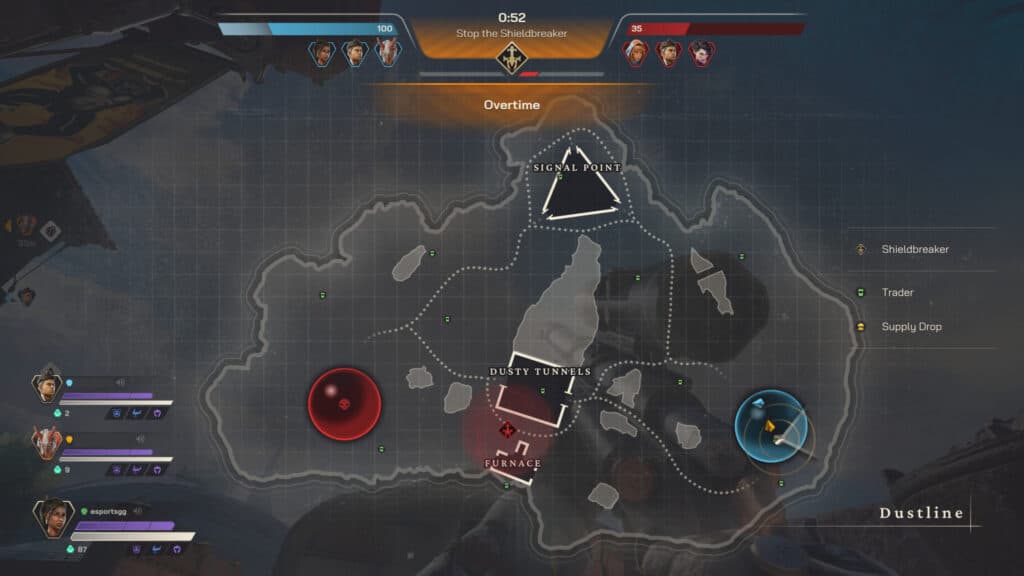 Dustline map (Screenshot via esports.gg)