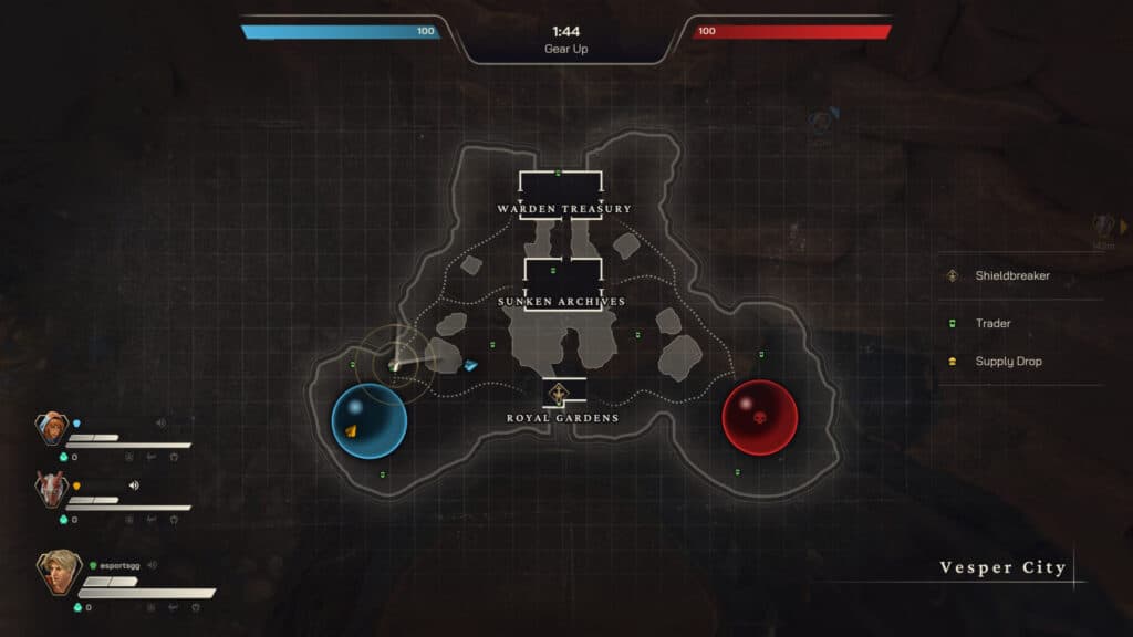 Vesper City map (Screenshot via esports.gg)