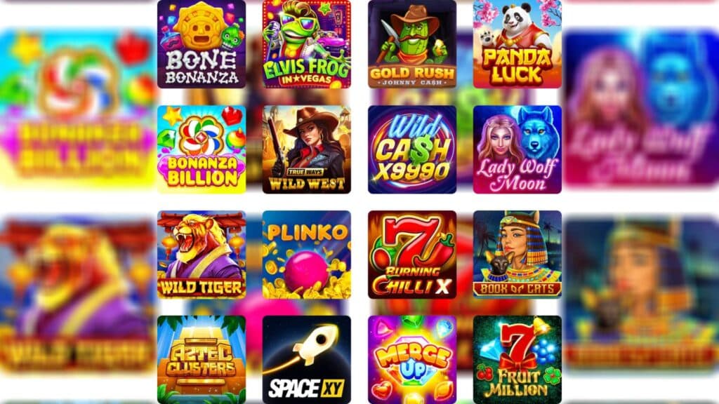 Some of BGaming's iGaming content (Image via BGaming)