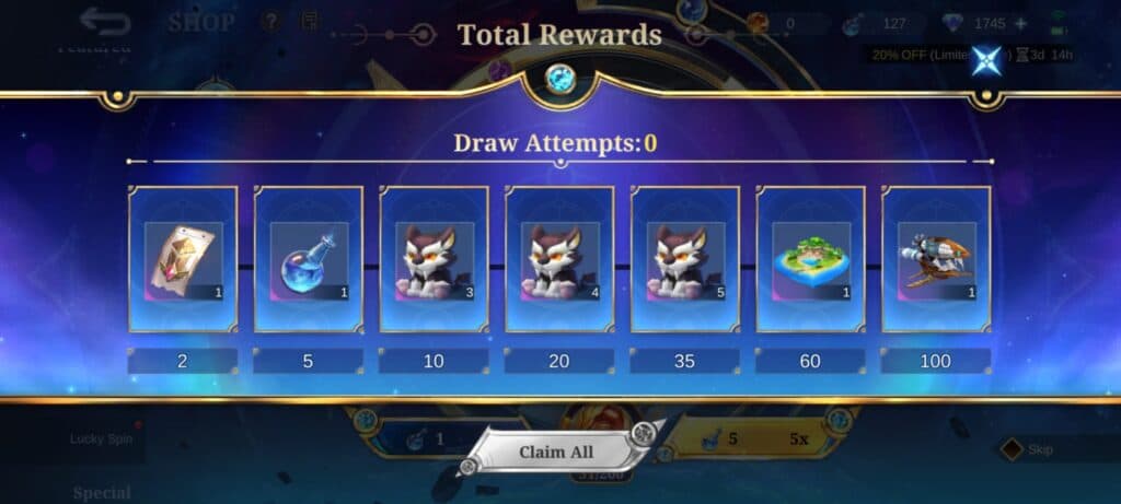 New reward system. (Screenshot via esports.gg)