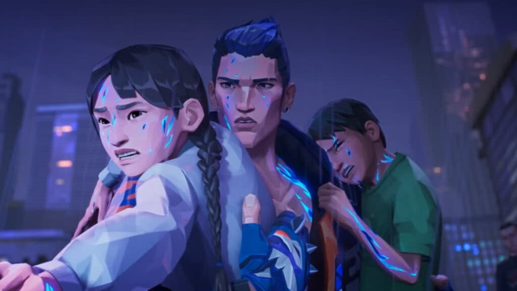 Yoru chooses to save the children (Image by Riot Games)