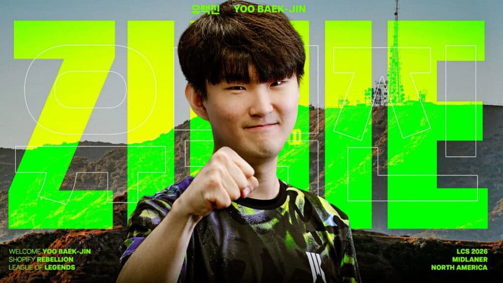Zinie is emerging as one of the most promising rookie mid laners to watch in the LCS 2026 (Image via SR)