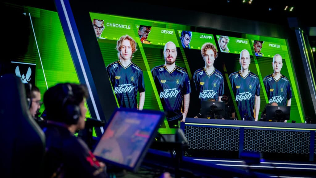 Vitality has all three bald players in VCT globally (Image by Riot Games)