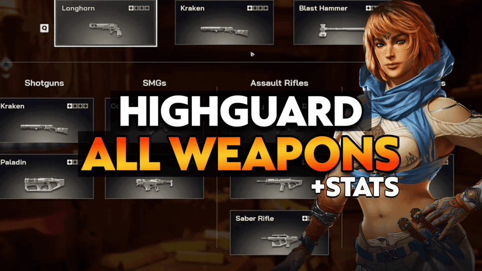 Highguard Weapons Guide: All Combat and Raid Weapon Stats at Launch cover image