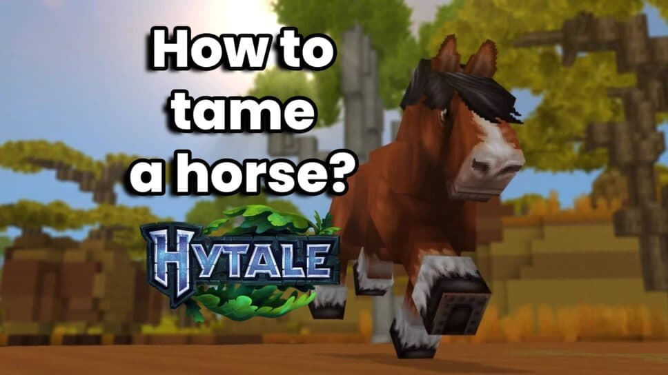 How to tame a horse in Hytale cover image